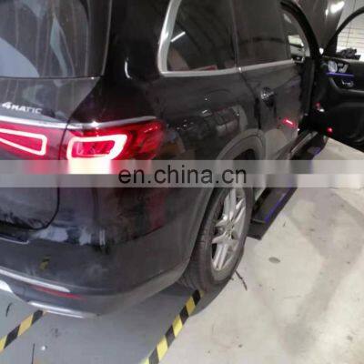 auto side step electric side step bar running boards with led light for  Benz GLS 2016+