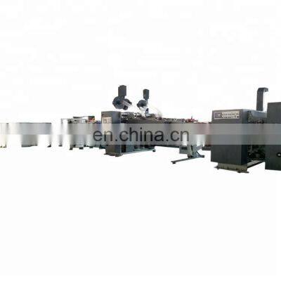 fully automatic carton corrugated lead edge printer slotter die cutter folder gluer machine