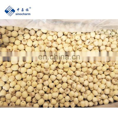 Sinocharm BRC A approved IQF Lotus Seed Whole Frozen Lotus Seed Whole