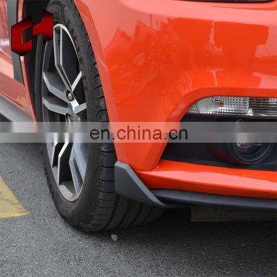 CH High Quality ABS Auto Parts Side Skirts Black Water Proof Front Winglets Car Side Bumper For Ford Mustang 2015-2017