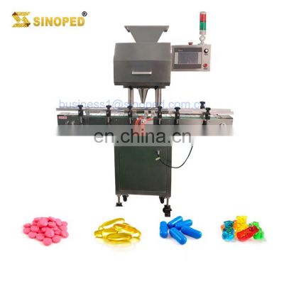 8 Channel Vibration Automatic Capsule Counting Machinery Pharmacy Tablet Counter Machine