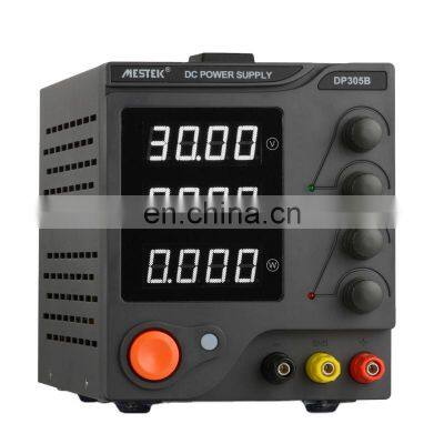 Mestek DP305B DC Power Supply Adjustable 4 Digit Display Mini Laboratory Power Supply Voltage Regulator Electronic Power Supply