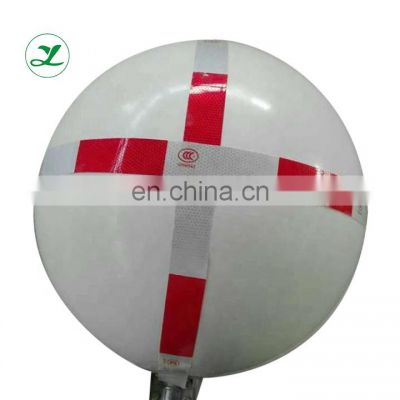 Factory supply high quality 800mm 3mm orange water-proof overhead high-voltage wire FRP warning sphere