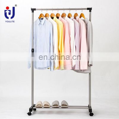 Cool Hangers Rail Rack For Hanging Clothes