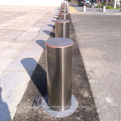 UPARK Reliable Factory Anti-theft Automatic Bollards Against Violent Vehicle Impacts 219*600 Customized Electric Bollard