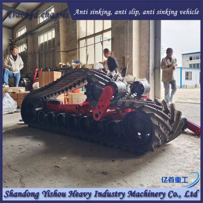 Customized modification of tracked chassis for trucks with high load-bearing capacity