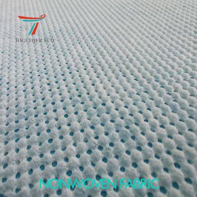 quanzhou nonwoven factory 3D Embossed Hot Air Non Woven Fabric for Diaper Topsheet