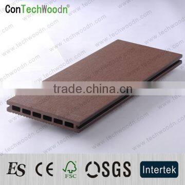 large width wood and plastic composite flooring