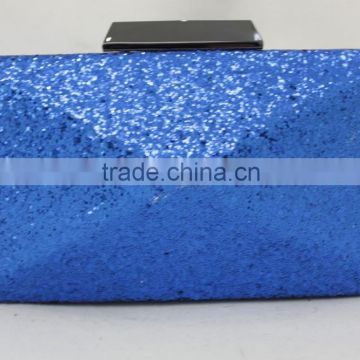 Hot selling clutch style PU material glitter cosmetic bag