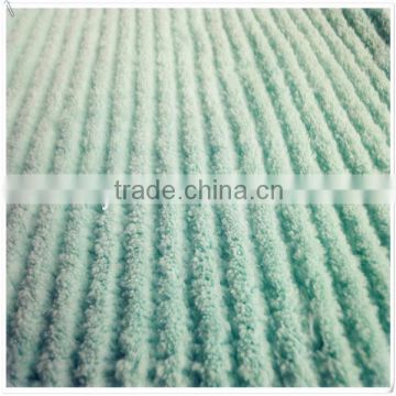 Factory direct high quality stripe coral fleece fabric made in China
