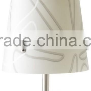 holiday lamp living room lamp table lamp PVC desk lamp,offwhite shade with gery streak