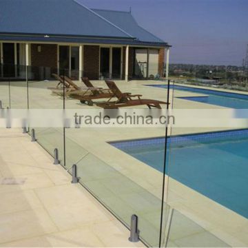 Modern design Glass balustrade with CE,TUV,ISO Approval
