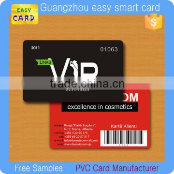 CR80 standard size invitation vip card manufacturer