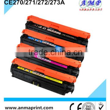 Alibaba compatible Toner Printer Cartridge CE270/271/272/273A Laser Printer Cartridge for HP Printers bulk buy from china