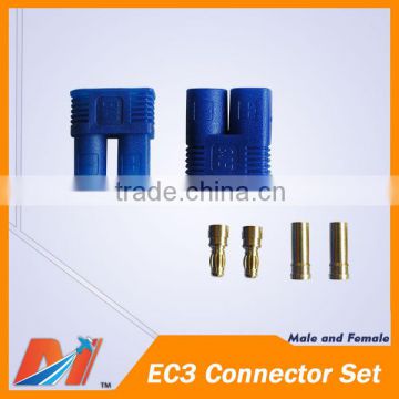 Maytech battery/ESC connector EC3 female and male in pair
