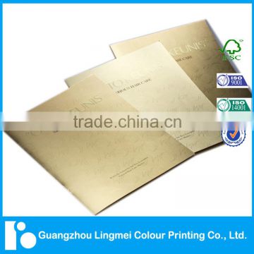 colourful saddle stitching hair care product pamphlets printing with top quality