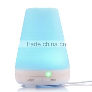 100ML smokeless threaded decorative humidifier with changeable coloured lamp for home office humidification