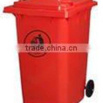 HDPE-120Loutdoor dustbin with wheels