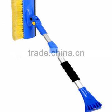 Extendable Telescopic Snow Brush With Scraper/Pivoting Head