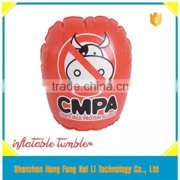 custom logo printing inflatable roly-poly tumbler, kids inflatable punching bag