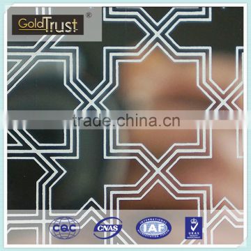 Metal Etching-- 304 stainless steel decorative mirror etching