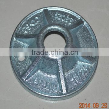 Base plate Ductile iron scaffolding accessories round base plate Hebei cangzhou