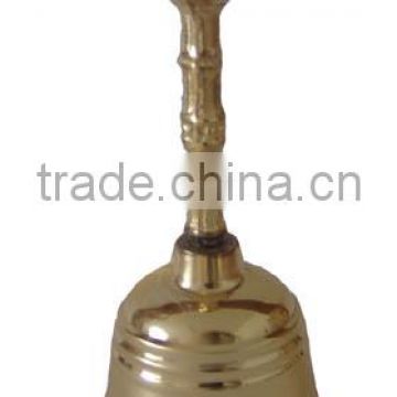 Brass hand bell for dinner ringing or games shot A8-018