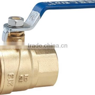 barss ball valve size 1/4 male female threads Nickle plated brass