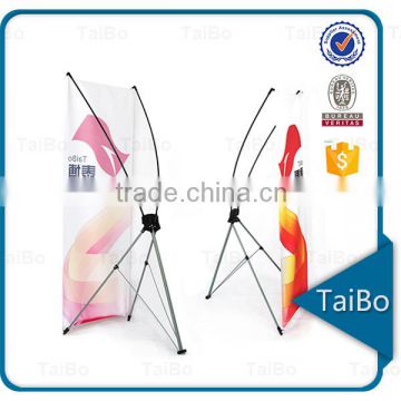 real aluminum material x-frame banner stand wholesale