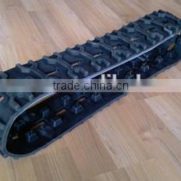robot rubber track undercarriage, small rubber track for tracked Automatic machine