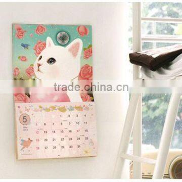 2016 New design printing paper custom funny desk calendar