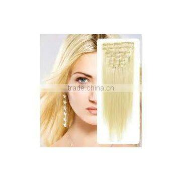 clips in Brazilian human hair extension