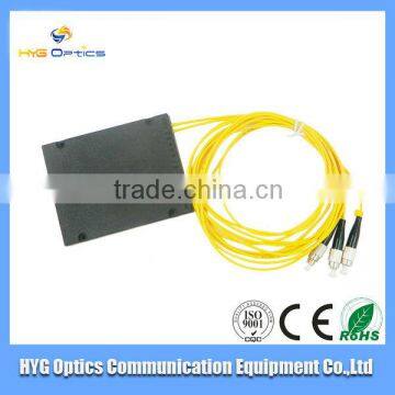 HYG Manufacture Supply 1*2 FC Connector PLC Fiber Optic Plastic splitter