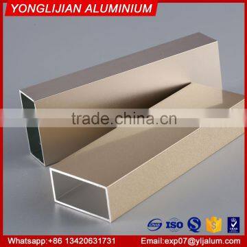 Decorative anodized aluminum flat tube manufacture in China