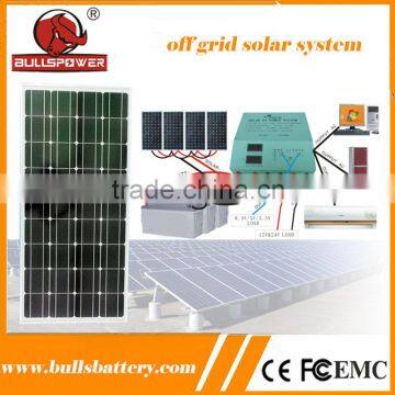 On/off grid solar pv panel system 8000 watt with reliable solar battery