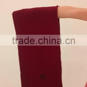 Beautiful red wool scarf for 2015 winter