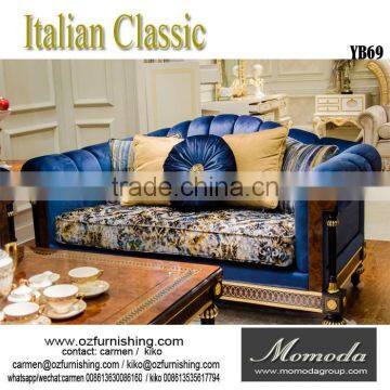 YB69 1+2+3 noble antique solid wood frame Arabian Sofa Sets