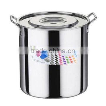 30-60cm 12pcs Stainless Steel with lid kitchen multi equipment used stock pot