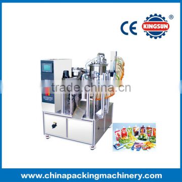 ZPZD-1200T Stand-up pouch liquid filling and capping machine