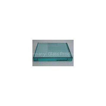 Natural Green Flat Safety Tempered Glass For Commercial Building