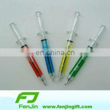 Syringe shape ball pen for promotion