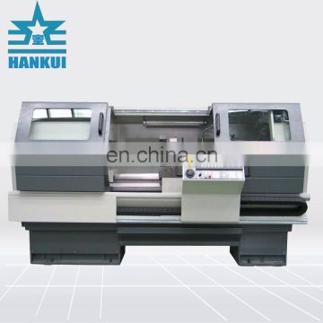 Single phase horizontal lathe CNC machine used for metal products made