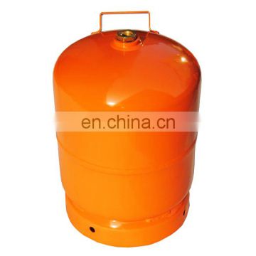 JG 3kg 7.2L Orange Steel LPG Cooking Gas Cylinder