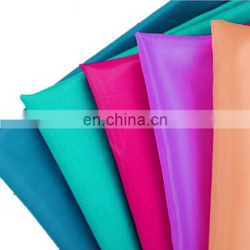 Chinese factory supplier 210T polyester waterproof taffeta fabric