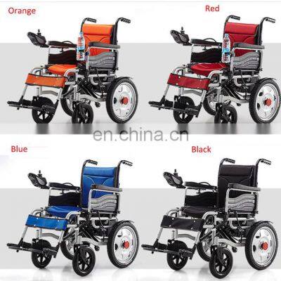 Hospital Home Handicapped Lightweight Portable Folding Electric Power Wheelchair