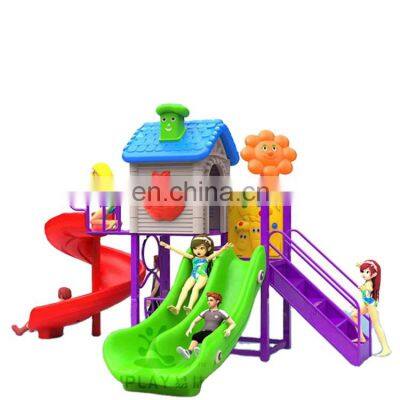 Small Amusement Park Commercial Plastic Outdoor Playground Equipment