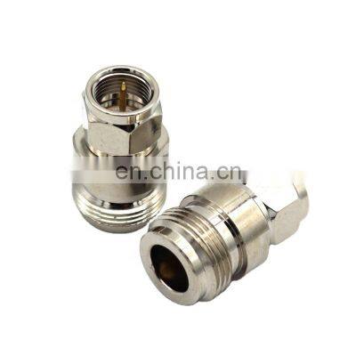 Excellent quality 50ohm connector n female to SMA male connector straight