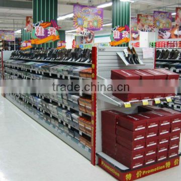 Display shelves for Food, Cosmetics, Household, Textile, Music and Books, Display Units, Checkout. store