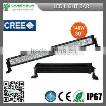 30 inch 140W led light bar offroad cree offroad led light bar ,single row led light bar SRLB140-C4