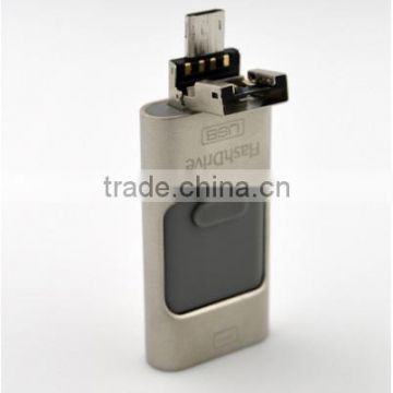 Wholesale Ultra Thin Mobile Phone USB Flash Drive For Iphone Mini OTG USB Flash Disk